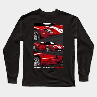 American GT40 Car Long Sleeve T-Shirt